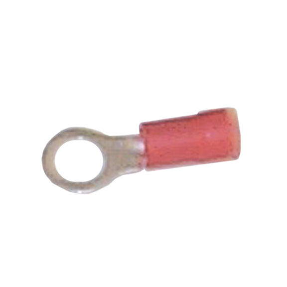 EC04030-100 Ring Terminal Size: 10 Wire Gauge: 22-18 Red (100 per pack) image number 0