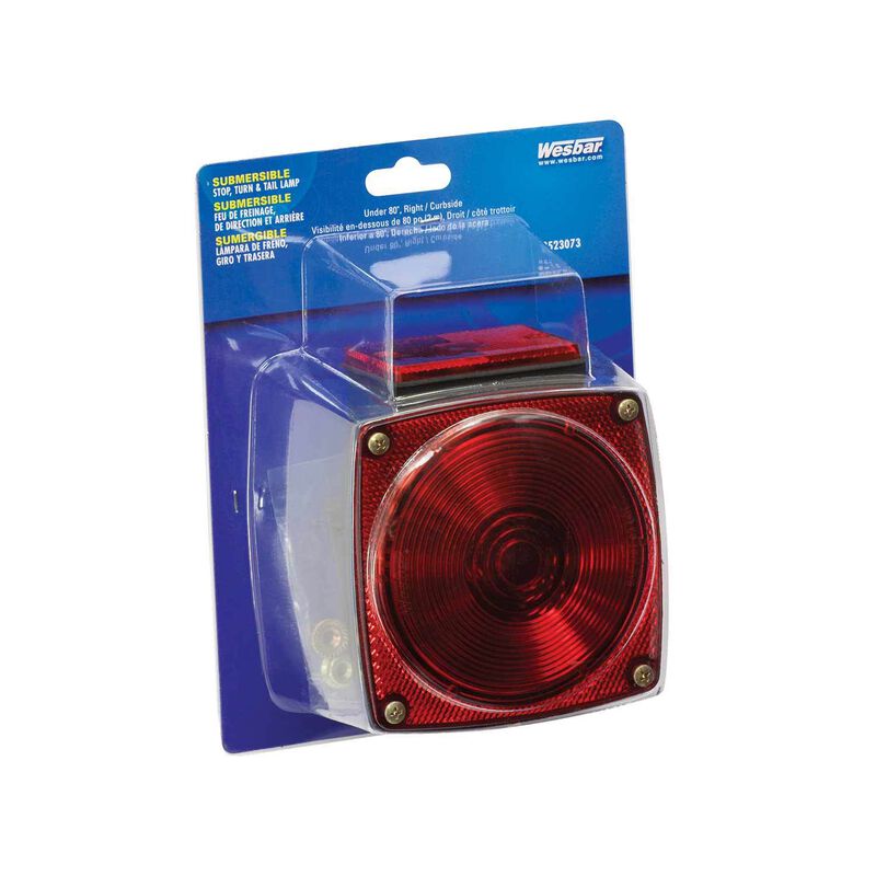 6-Function Submersible Taillight, Right/Curbside, for Trailers Less than 80" image number 1