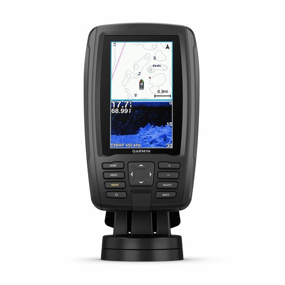 ECHOMAP&trade; Plus 44cv Fishfinder/Chartplotter Combo with CV20-TM Transducer and BlueChart g2 Coastal Charts image number 0