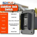SEAFLO Power Stabilizer Jack Rocker Switch with Wiring Harness, 30A, 12V/24V image number 2