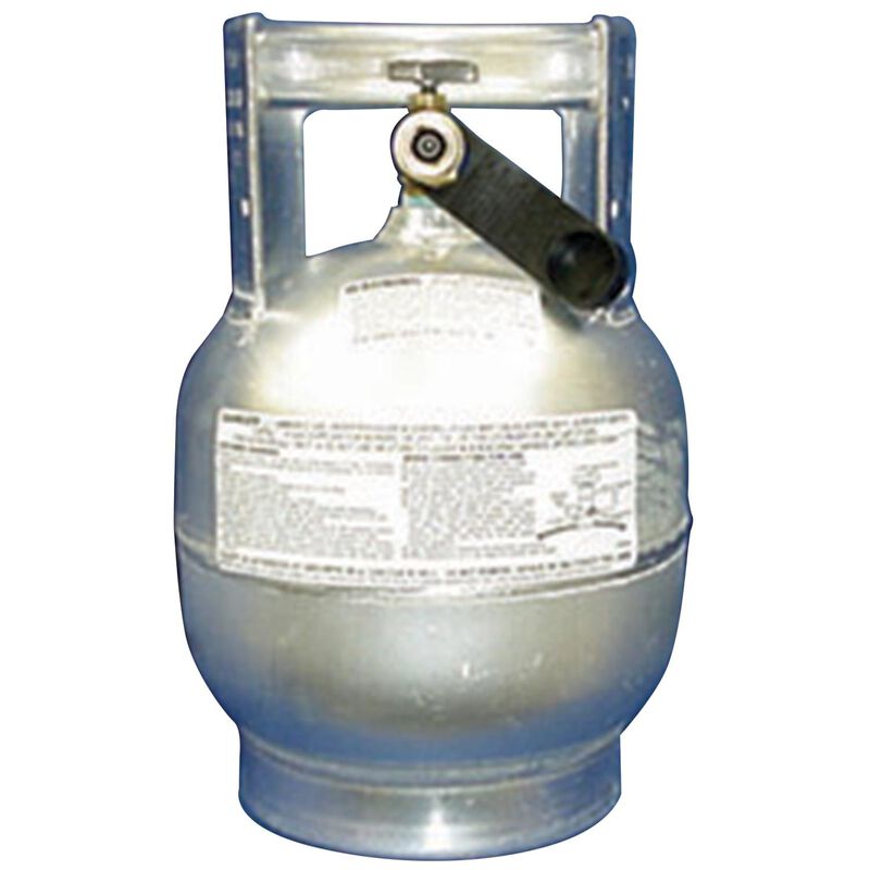 Aluminum LPG Cylinder, 6 lb. (1.4 gal) Vertical Orientation