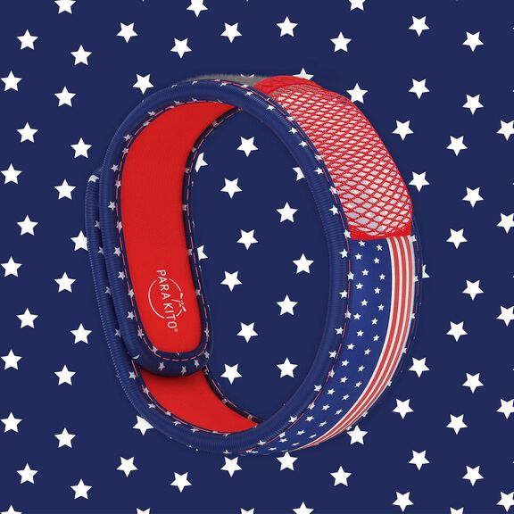 Mosquito Repellent Wristband (Patriot - USA Flag) image number 3