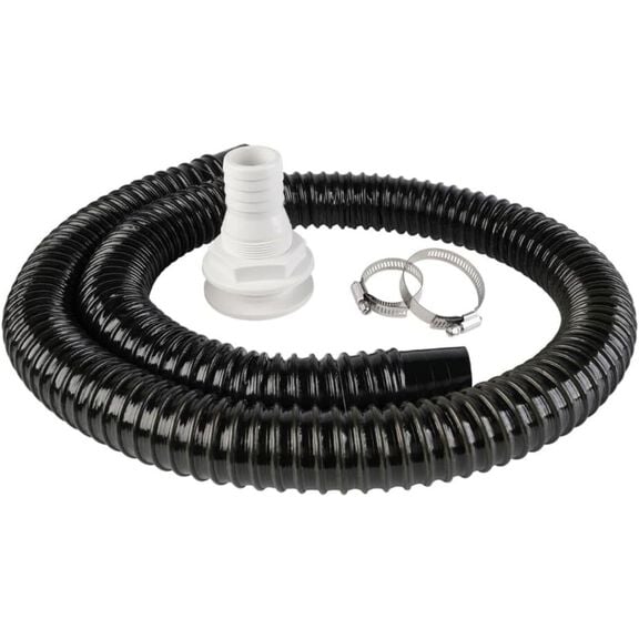 SEAFLO Bilge Pump Installation Kit with 1 Inch Hose, Clamps, and Thru-Hull Fitting image number 0