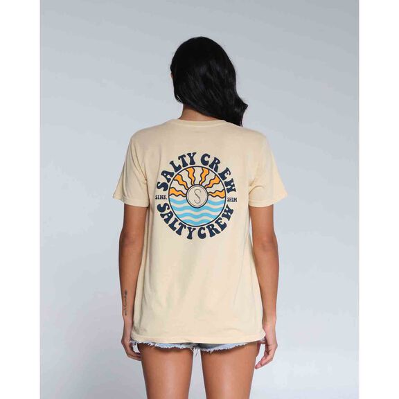 Women's Sun Waves Boyfriend Shirt image number 0