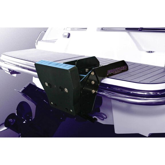 Swim Platform Outboard Motor Bracket, Powder-Coat Aluminum, Max. 20hp, Max. 195lb. image number 1