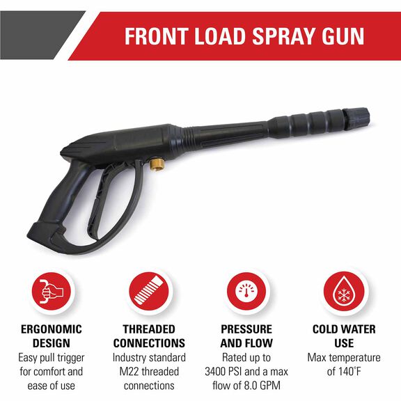 Universal Pressure Washer Spray Gun Cold Water Use up to 3400 PSI image number 1