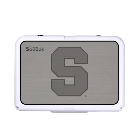 SeaDek Cooler Pad - Collegiate Collection - Fits RTIC 20 - Storm Gray / Black, University of Syracuse image number 0