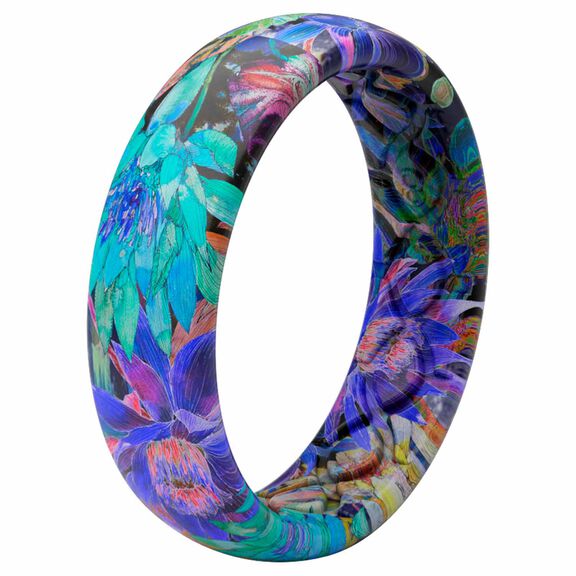 Groove Ring Aspire Twilight Blossom Silicone Ring image number 1