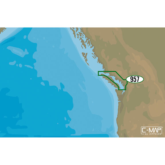 NA-D957 San Juan Islands to Nigel Island C-MAP 4D Chart microSD/SD Card image number 0
