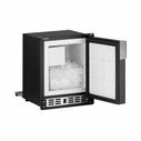 15" Black Marine Crescent Ice Maker, Flange Flush to Cabinet, 220V image number 1