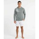 Men's Blue Marlin Hooded Shirt image number 1