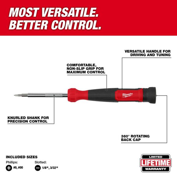 4-in-1 Precision Multi-Bit Screwdriver image number 1