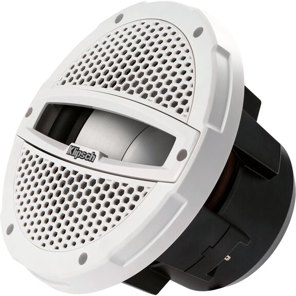 KMS1075AW 10.75" Marine Subwoofer with White Colored Grille image number 1