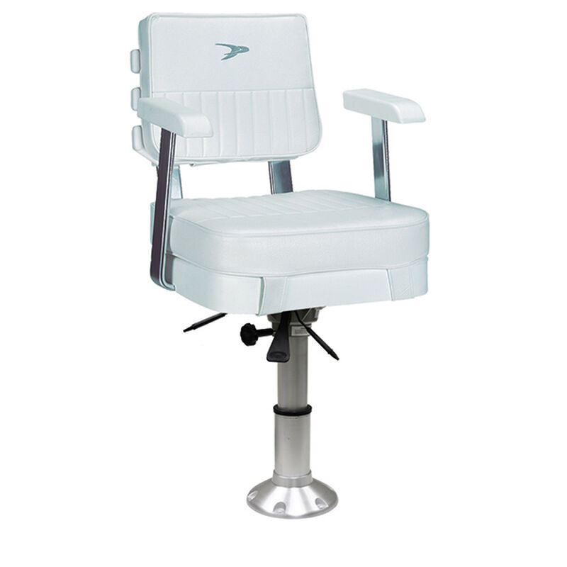 Ladder Back Helm Chair with Mainstay 2 7/8" Pedestal West Marine