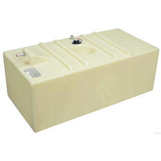 58 Gallon Permanent Below Deck Fuel Tank, 44"L x 21.5"W x 16.25"H