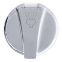 Recessed Shower Warm White Cup with Stainless Steel Lid, Small Warm White Sprayer, 6' White Rubber Hose image number 7