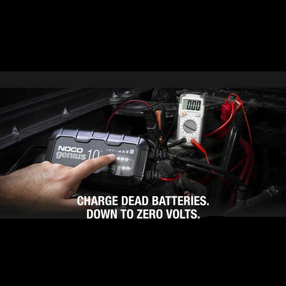 Noco Genius Automatic Portable Battery Charger with Repair Mode, Reverse Polarity Protection and Advanced Temperature Compensation, 10 Amp, 6V/12V image number 1