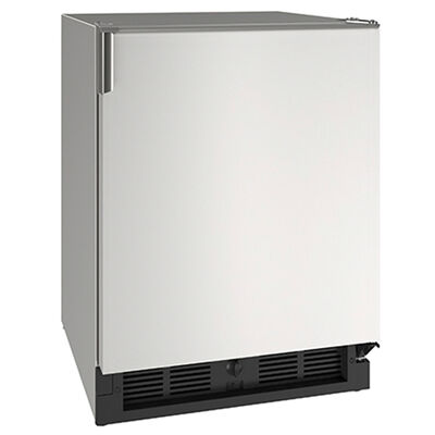 21" Marine Combo Icemaker/Refrigerator, Reversible Hinge, Stainless, 115v