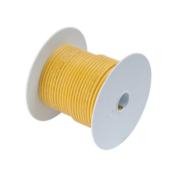 14 AWG Primary Wire, 250' Spool, Yellow image number 0