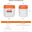 SEAFLO Waterproof Storage Bin with Lid 20L image number 1