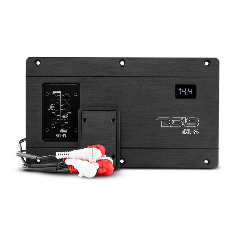 Ds18 NXL 4-Channel Full-Range Class D IP67 Marine and Powersports Flush Mount Amplifier 4 x 100 Watts Rms 4-Ohm | by West Marine
