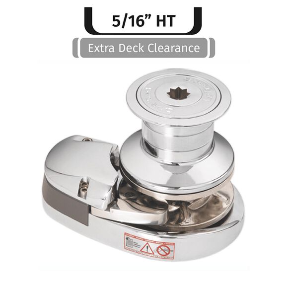 Lofrans Project 1000/X2 Capstan TX Vertical Electric Windlass Gypsy Only, 5/16" HT (G4), 12V DC, 1000W image number 0