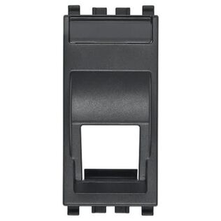 Vimar Eikon RJ45 Slating Adaptor for Keystone Connector, Grey