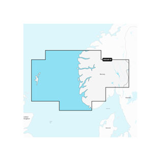 Navionics+ EU051R Norway, Lista to Sognefjord, Electronic Chart