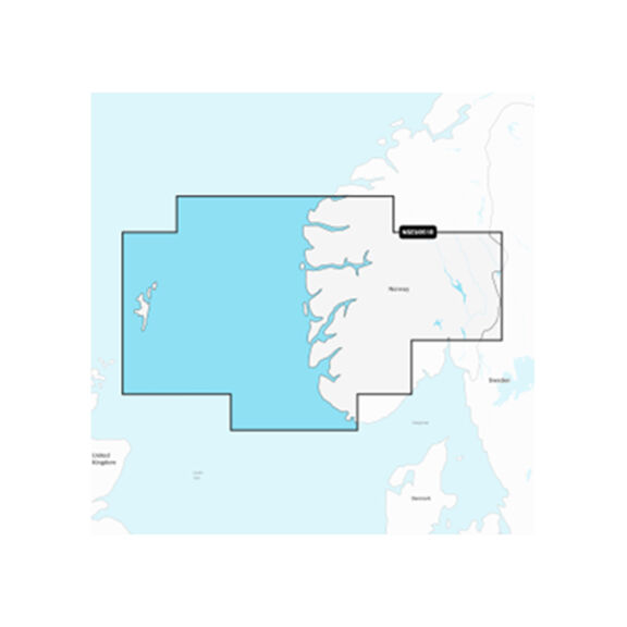 Navionics+ EU051R Norway, Lista to Sognefjord, Electronic Chart image number 0