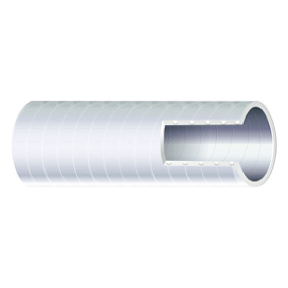 1 1/4" ID Series 148 VAC Extra Heavy Duty/FDA Hose, 100' Length image number 0