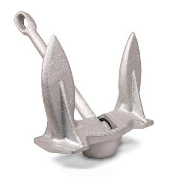 20 lb. Navy Painted Anchor image number 0