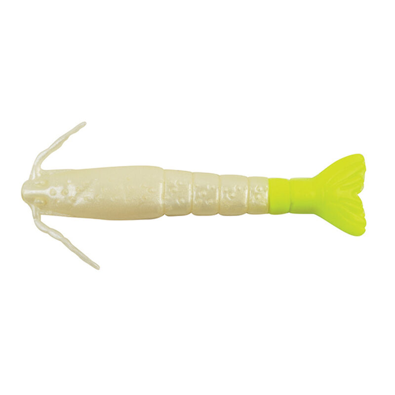 Berkley - Gulp! Alive! Shrimp 3 Pearl White-Chartreuse