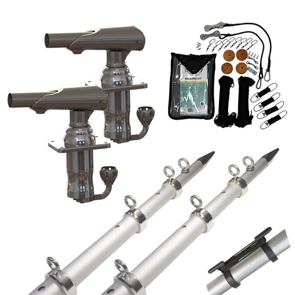 15' GS-300 Outrigger Kit, Silver/Silver image number 0