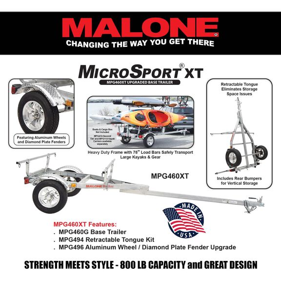 MicroSport&trade;XT Trailer with Retractable Tongue Kit image number 1
