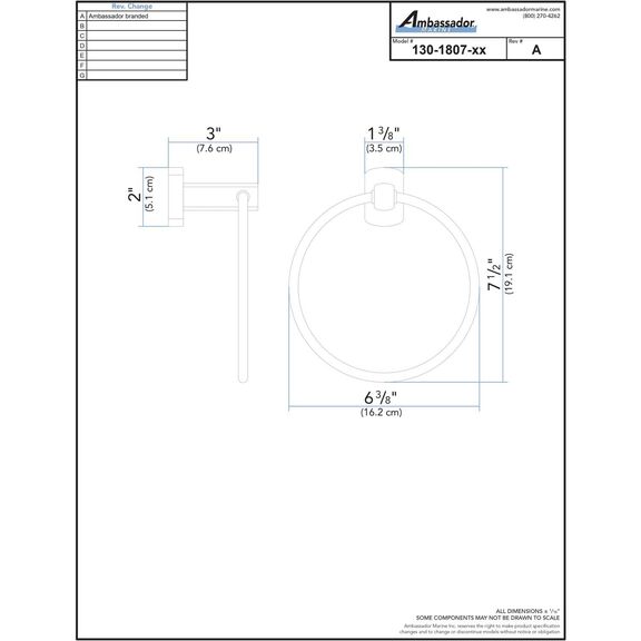Miah Towel Ring Brushed Nickel image number 3