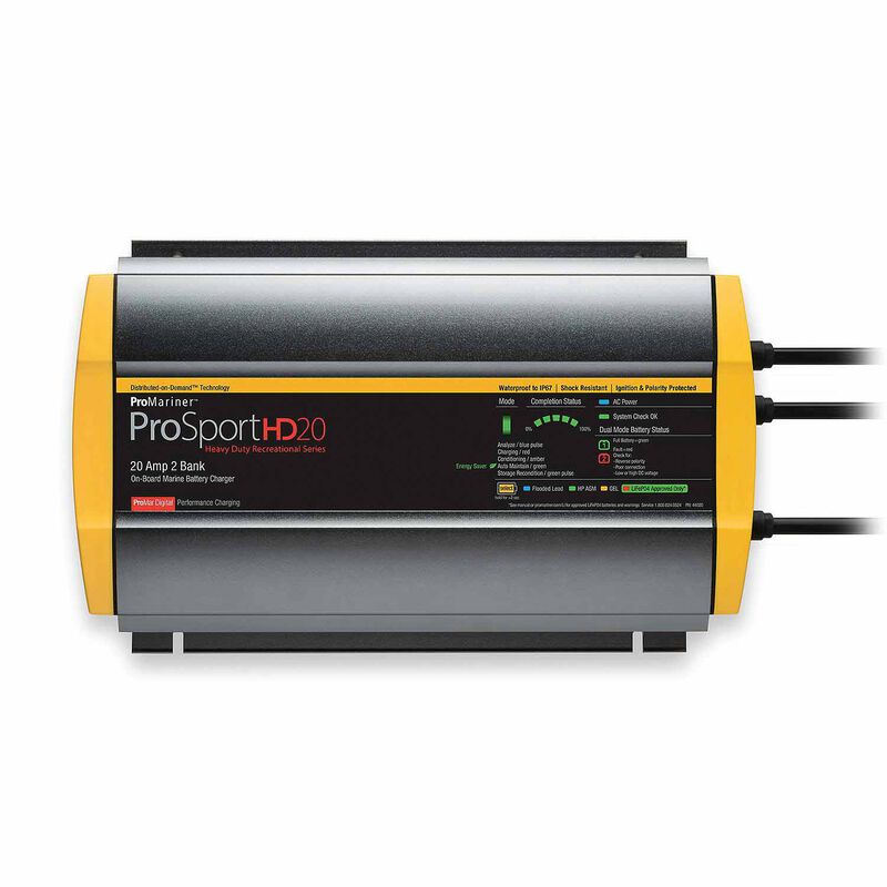 ProSportHD20 Onboard Marine Battery Charger, 20 Amp, 2-Bank image number 0