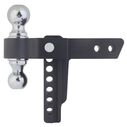 Blackout Series 8,000 lbs/10,000 lbs Adjustable Drop Hitch, 2" & 2-5/16" Ball, 0-6" Drop image number 4