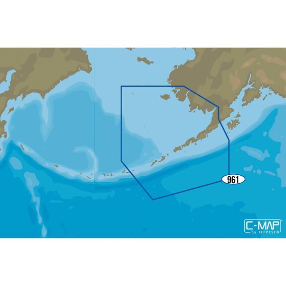 NA-M961 Bristol Bay to Amukta Pass C-MAP MAX Chart microSD/SD Card image number 0