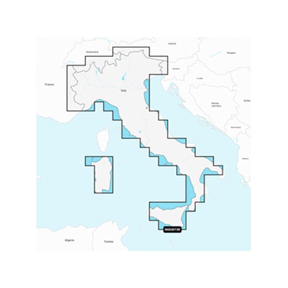 Garmin Navionics+ EU073R Italy, Lakes and Rivers, Electronic Chart image number 0
