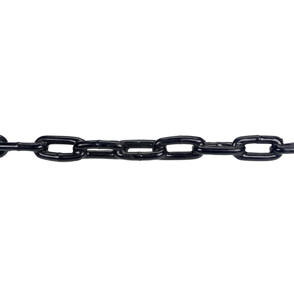 PVC-Coated Chain, Black, 5/16" x 5' image number 0