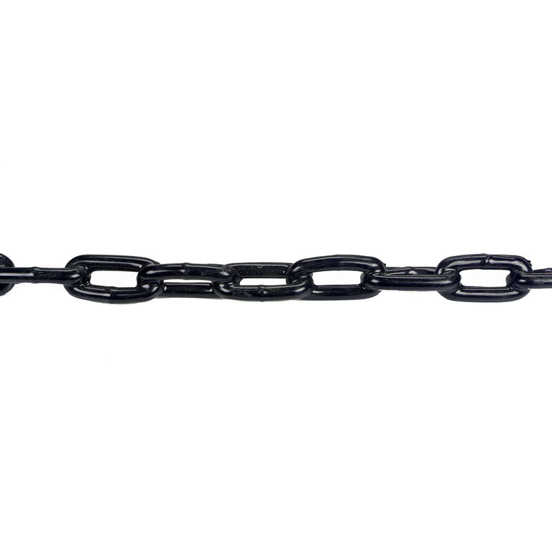 PVC-Coated Chain, Black, 5/16" x 5' image number 0
