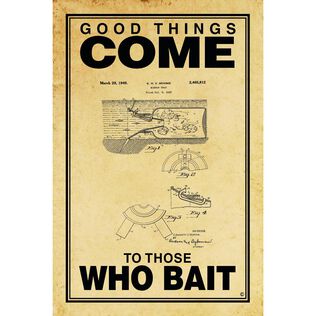Good Times Come to Those Who Bait Poster, Parchment