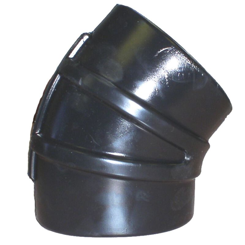 4" ID, 45° Marine Rubber Exhaust Elbow image number 0