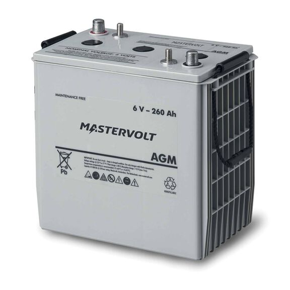 AGM 6/260 6-Volt Sealed Marine Battery image number 0