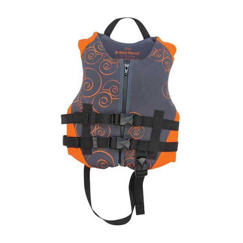 Kids’ Neoprene Life Jacket, Orange West Marine