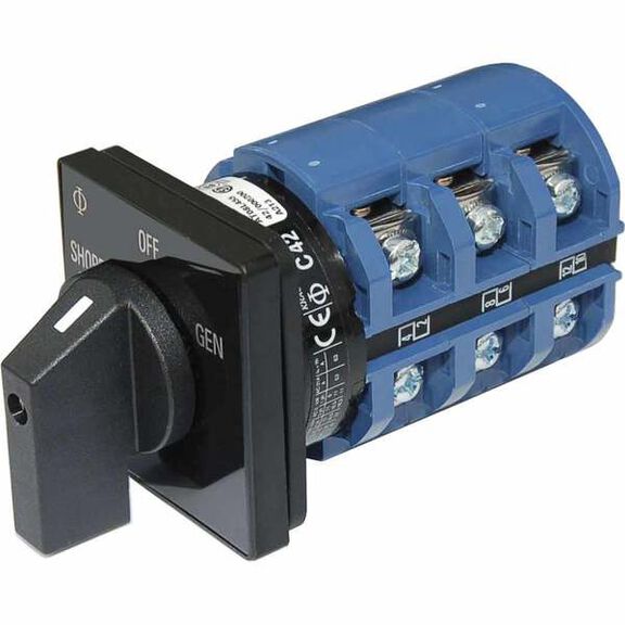 65A Rotary Source Selector, OFF + 2 Position, 3 Poles, 240V image number 0