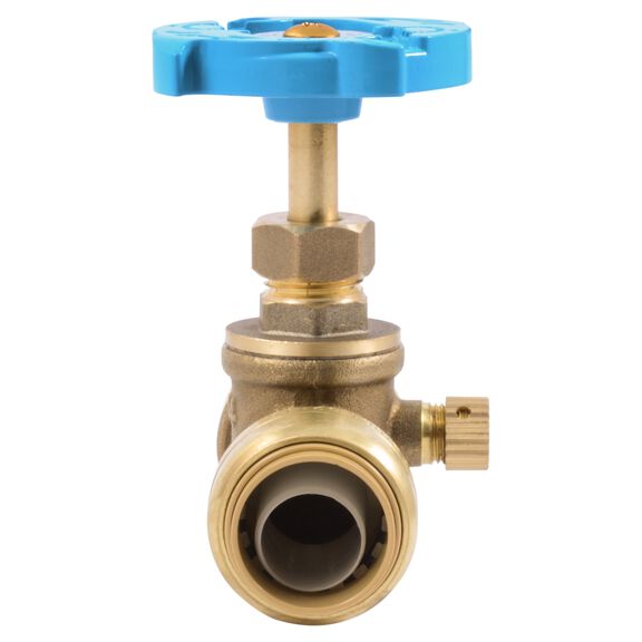 SharkBite Stop Valve with Drain/Vent, 3/4" image number 1