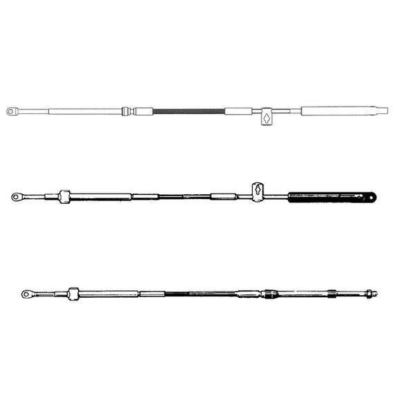 6300 Type Engine Control Cable for Mariner Engines Up to 50HP image number 0