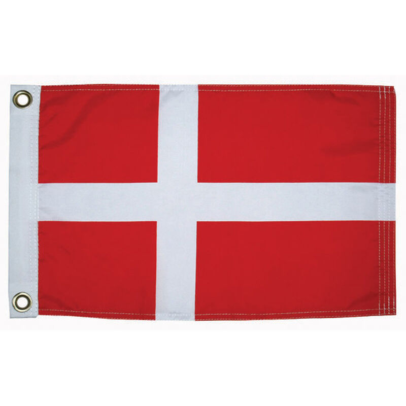 Denmark Courtesy Flag, 12" x 18" image number 0