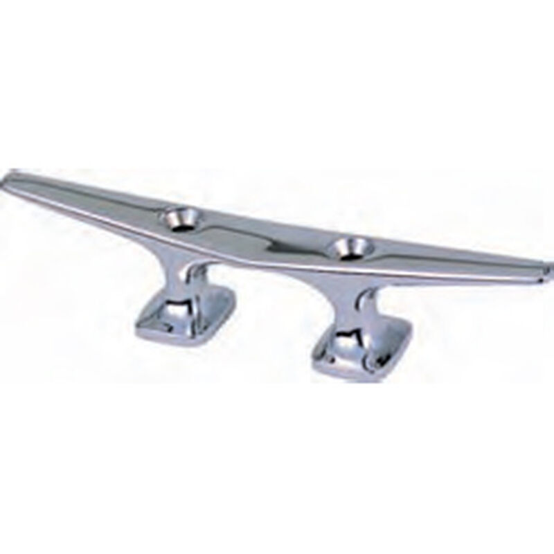 6 1/2" Open-Base Cleat, Chrome-Plated Zinc image number 0